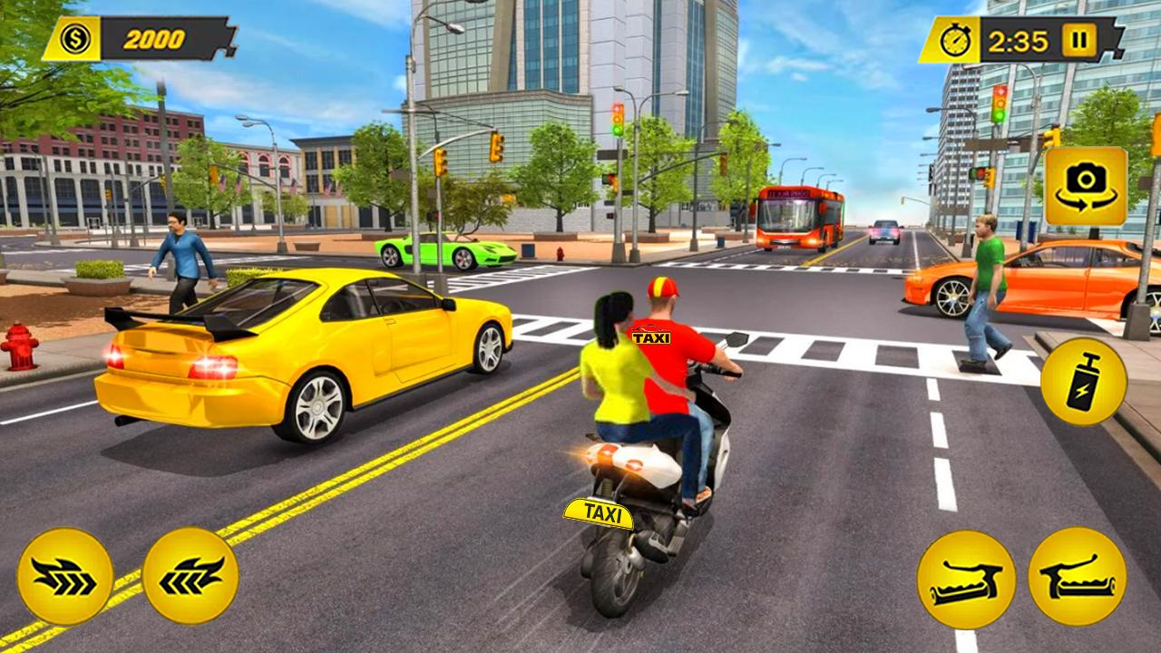 Ktm Bike Taxi Indian Simulator Game Screenshot