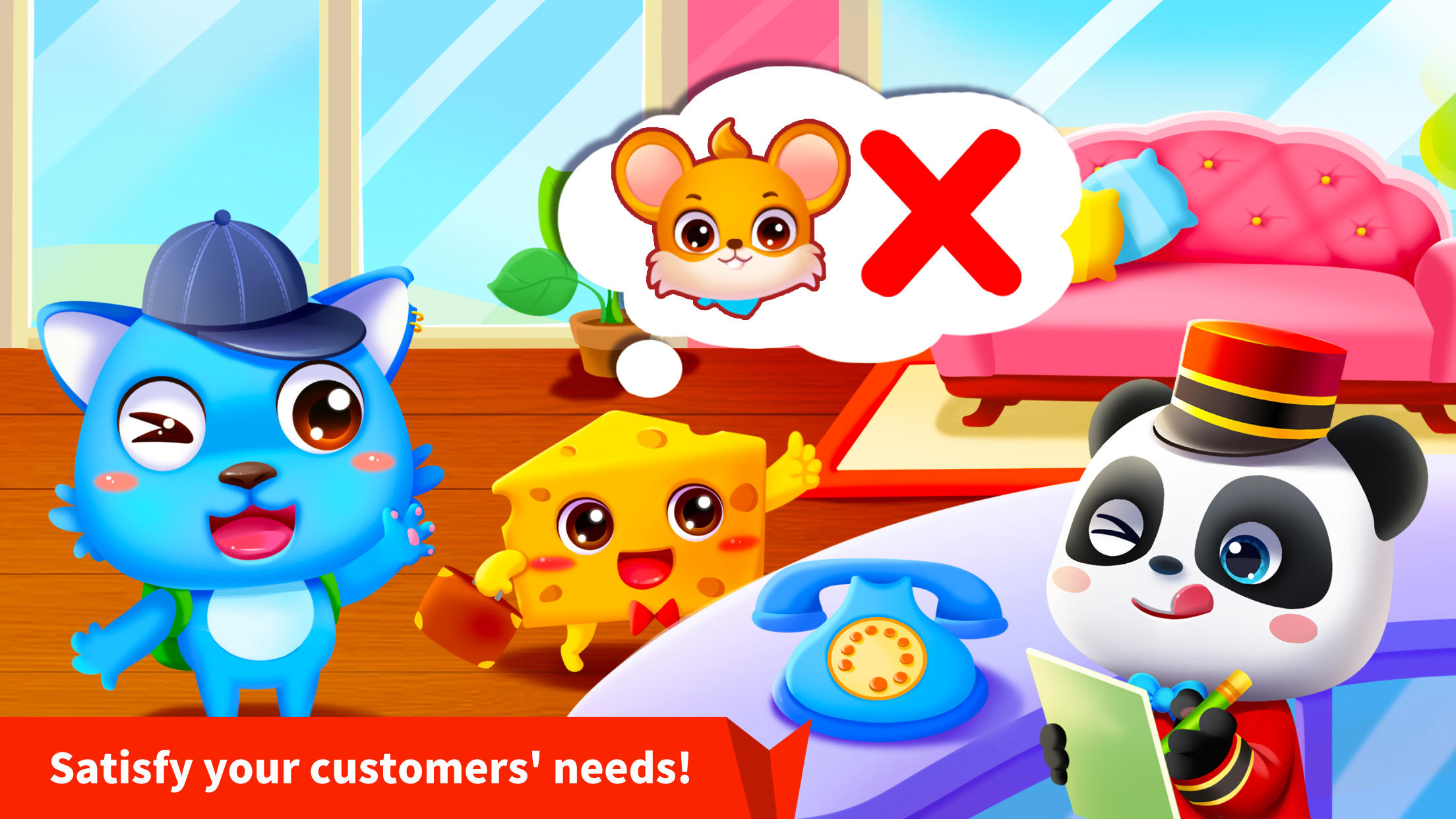 Cuplikan Layar Game Little Panda Hotel Manager