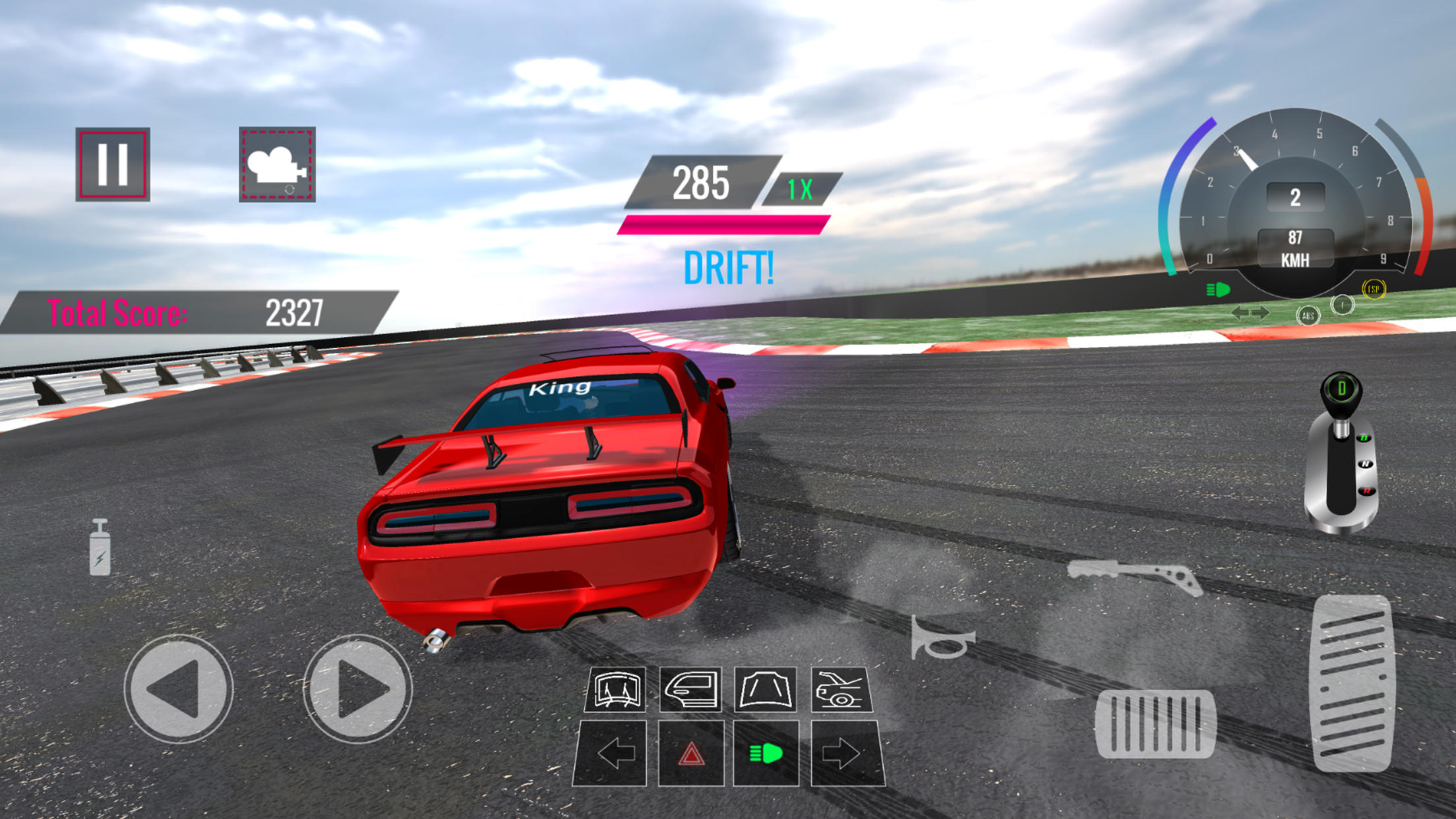 Скриншот игры Challenger Muscle Car: Racing