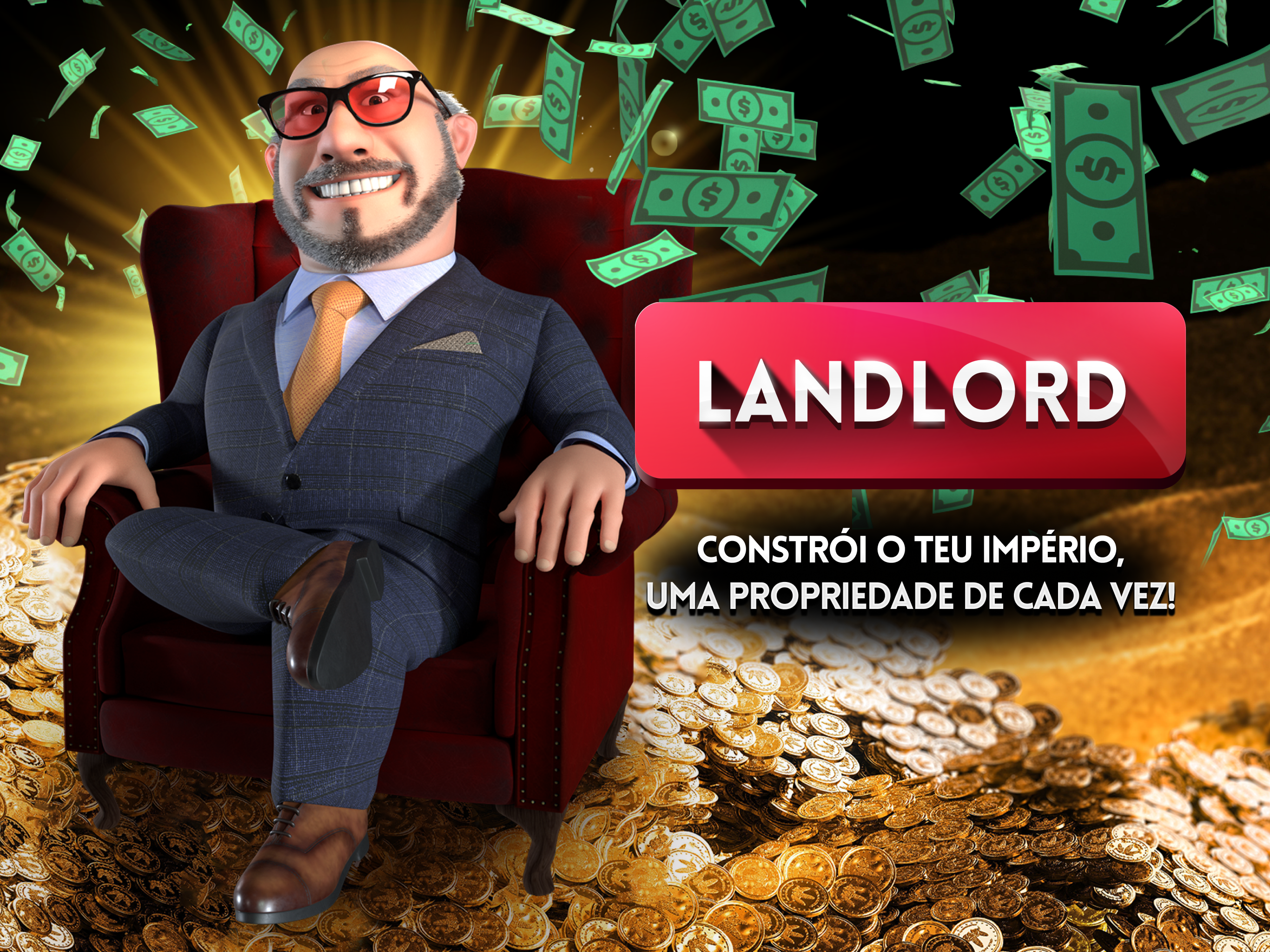 Captura de Tela do Jogo Landlord: Domine o Mundo
