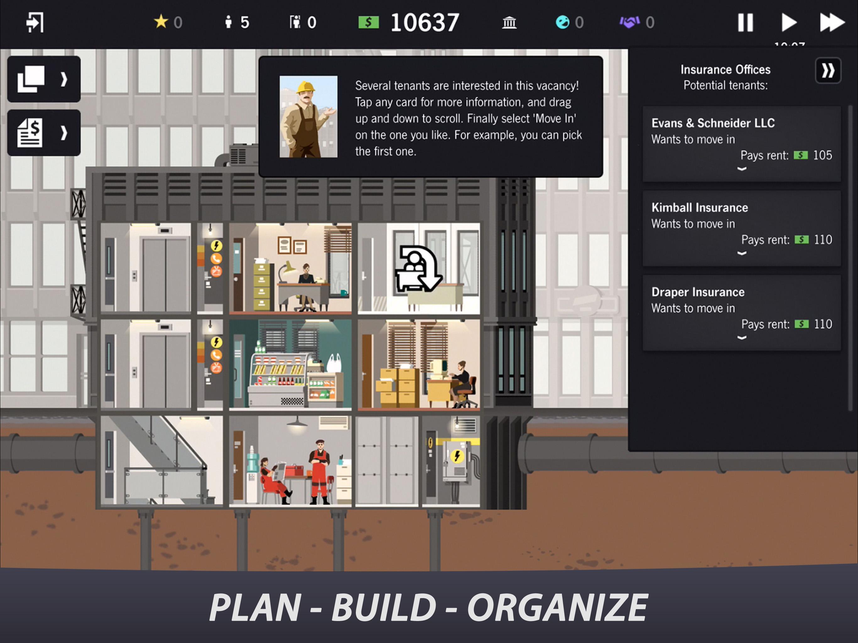 Project Highrise Game Screenshot