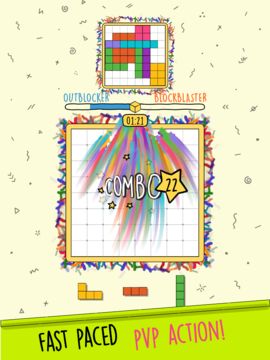 Outblocked Blast Blocks Puzzle Game Screenshot