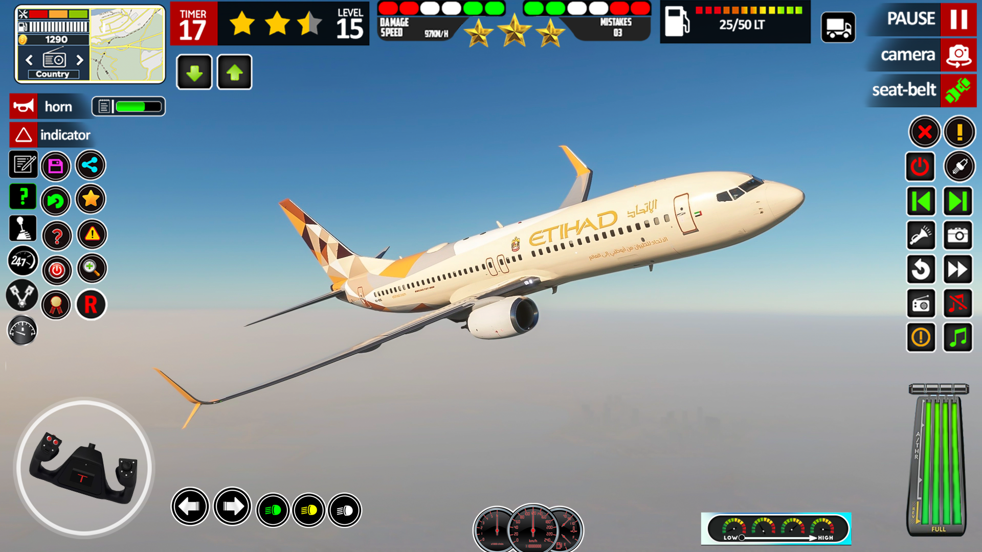 Captura de Tela do Jogo Jogos de Aviões de Passageiros