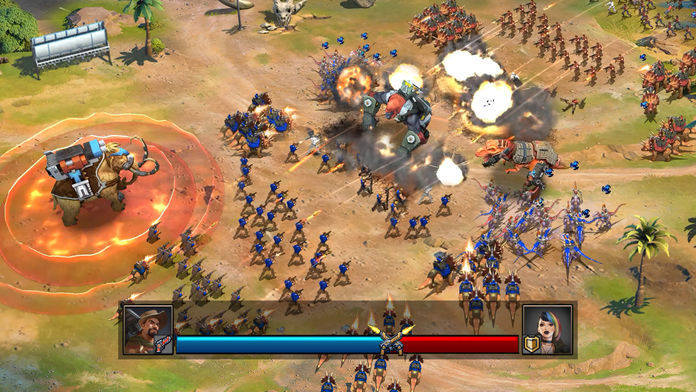 Screenshot of Dino War: 巨獸崛起