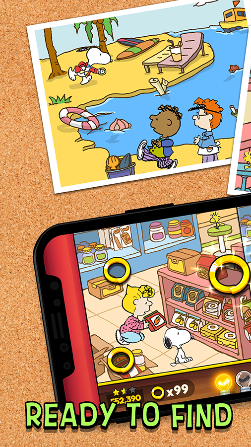 Snoopy Spot the Difference Game Screenshot