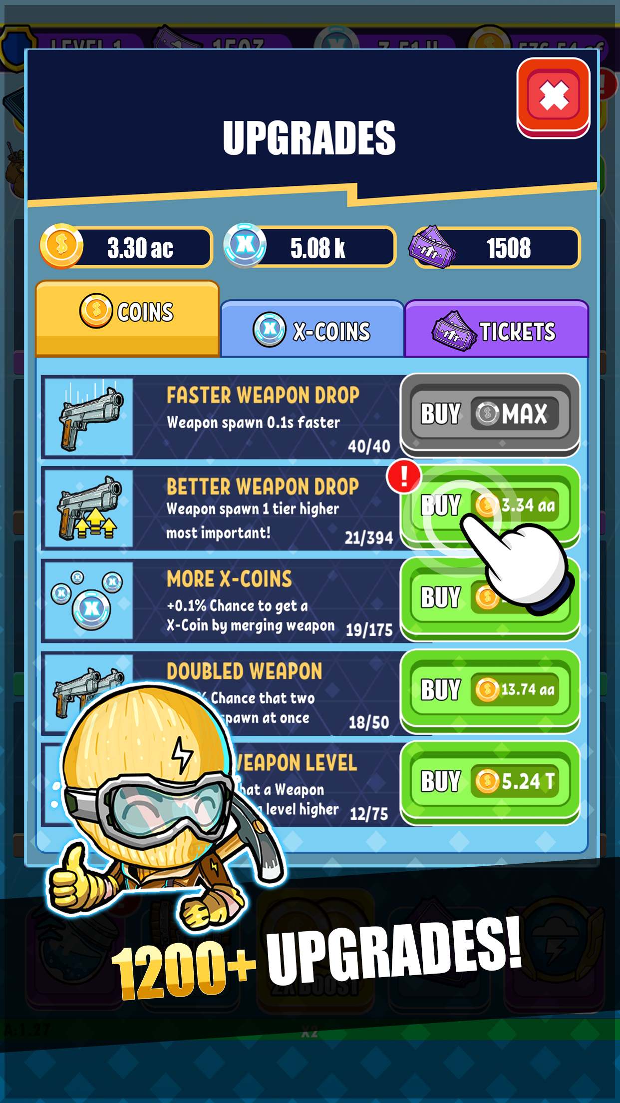 Idle Royale Merge Manager RPG Game Screenshot