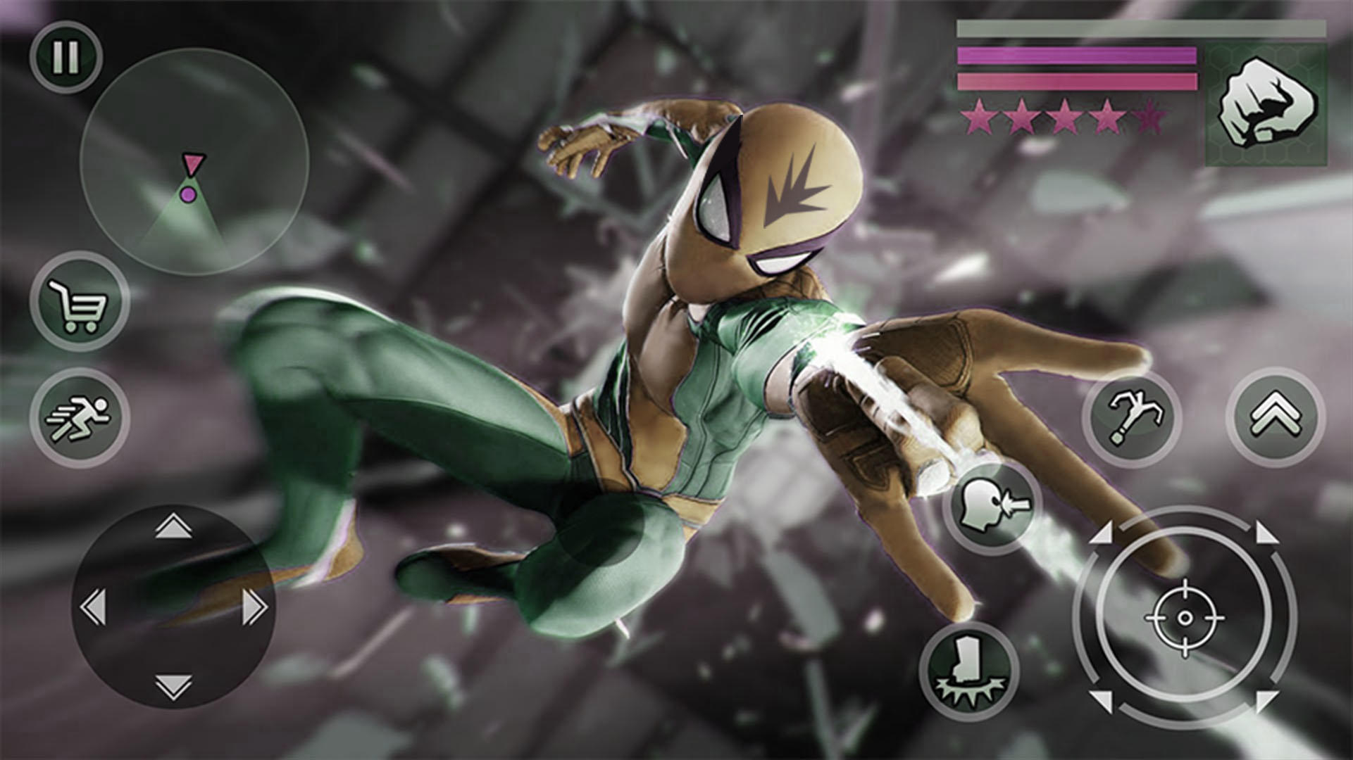 Super Spider Hero Crime city Game Screenshot