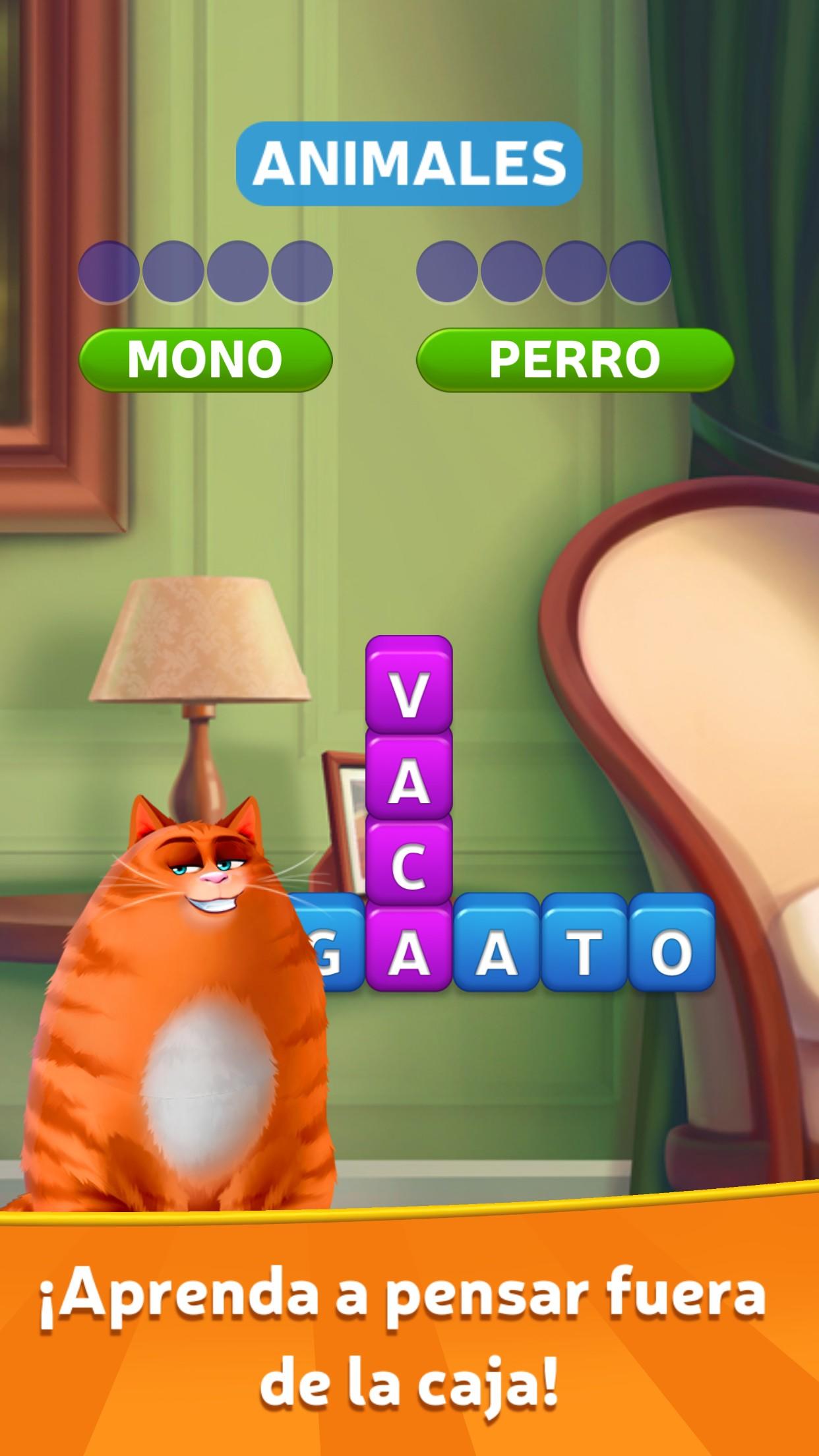 Screenshot 1 of Kitty Scramble: juego palabras 1.375.2