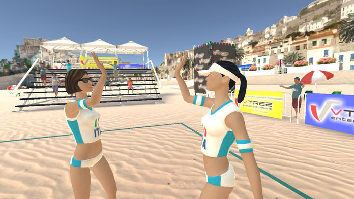 VTree沙滩排球 게임 스크린 샷