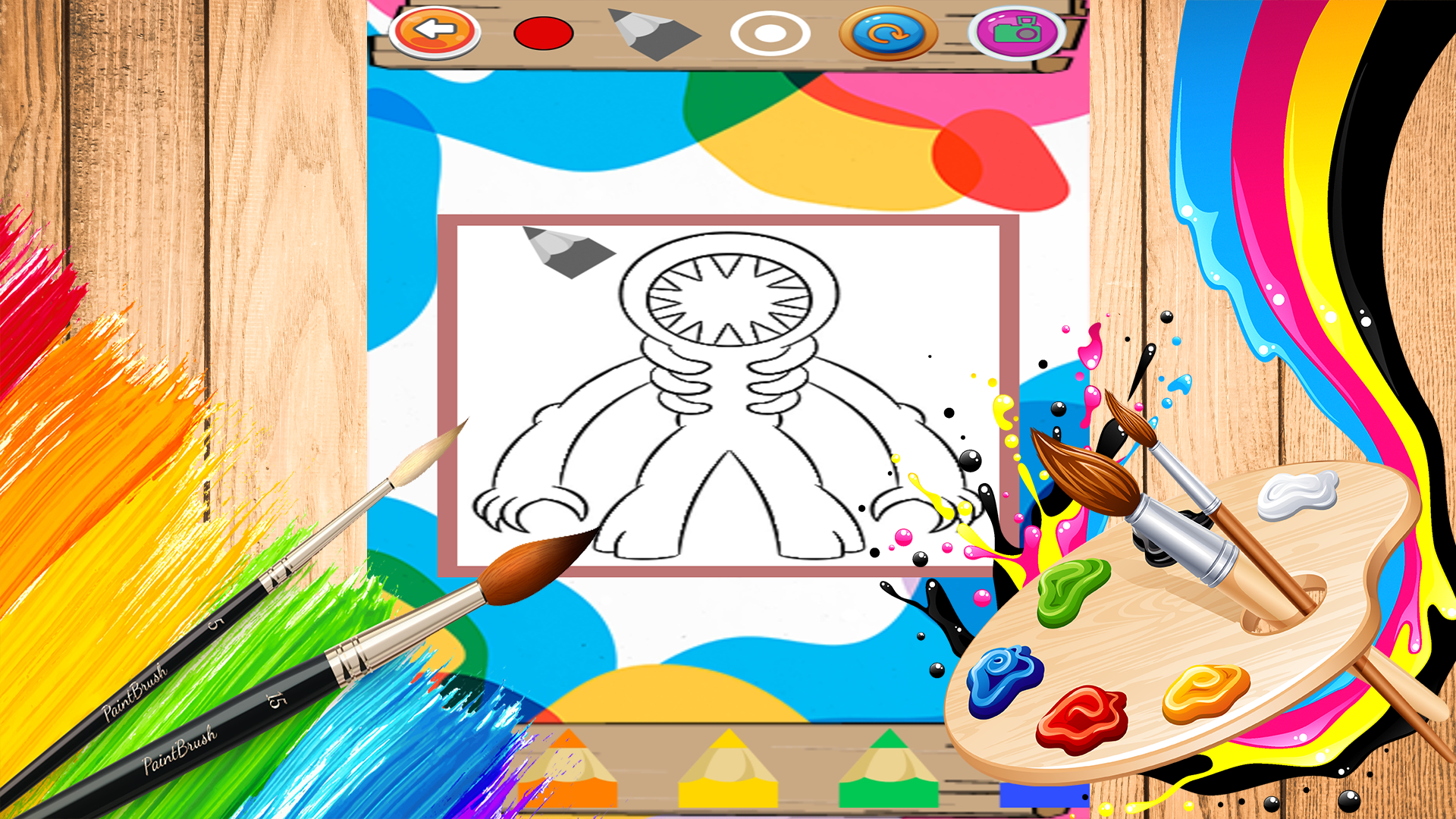 Doors 2 Coloring Book Game 遊戲截圖