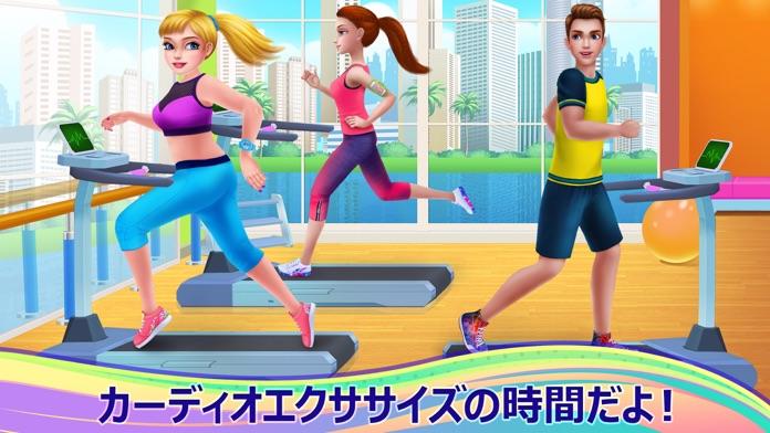 フィットネスガール-スタジオインストラクター ゲームのスクリーンショット