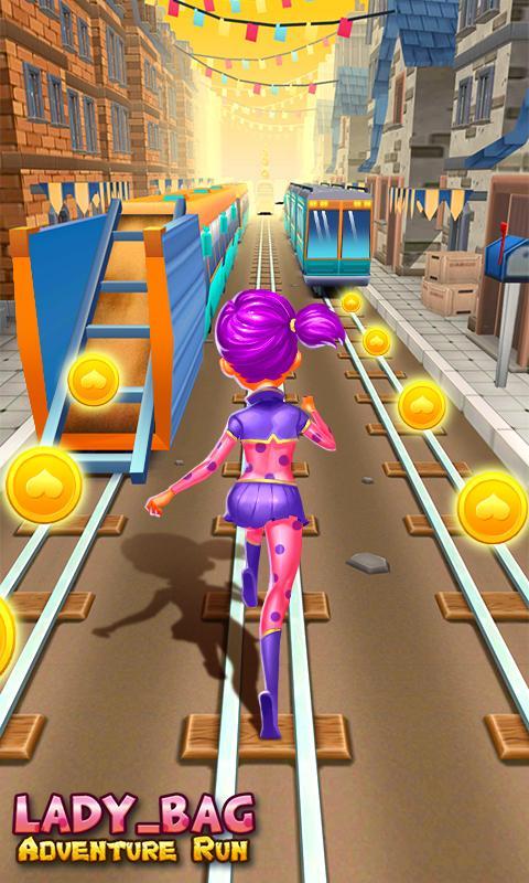 Captura de Tela do Jogo Ladybag Adventure Run