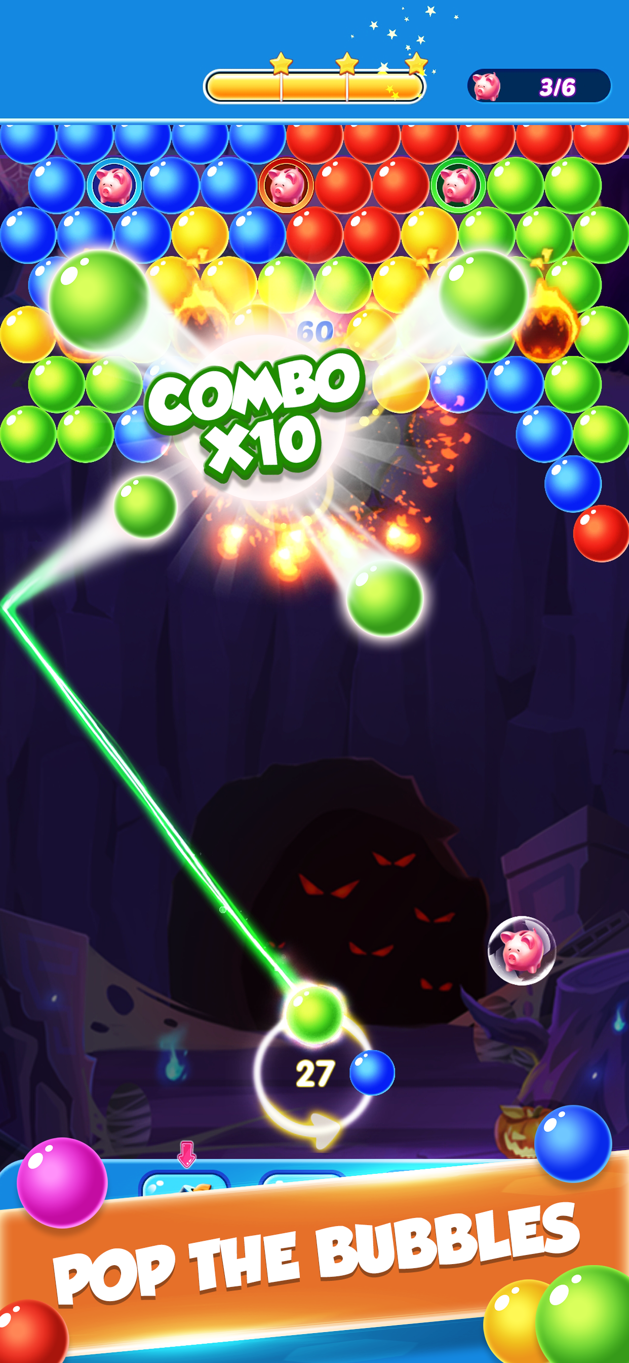 Bubble Shooter Glory Game Screenshot