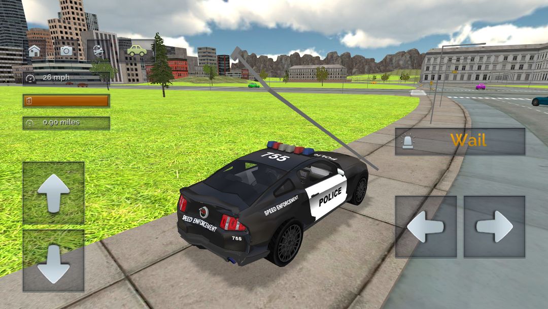 Screenshot of Cop Car Police Chase Driving