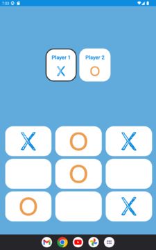Tic Tac Toe 2 Player XO Game Screenshot