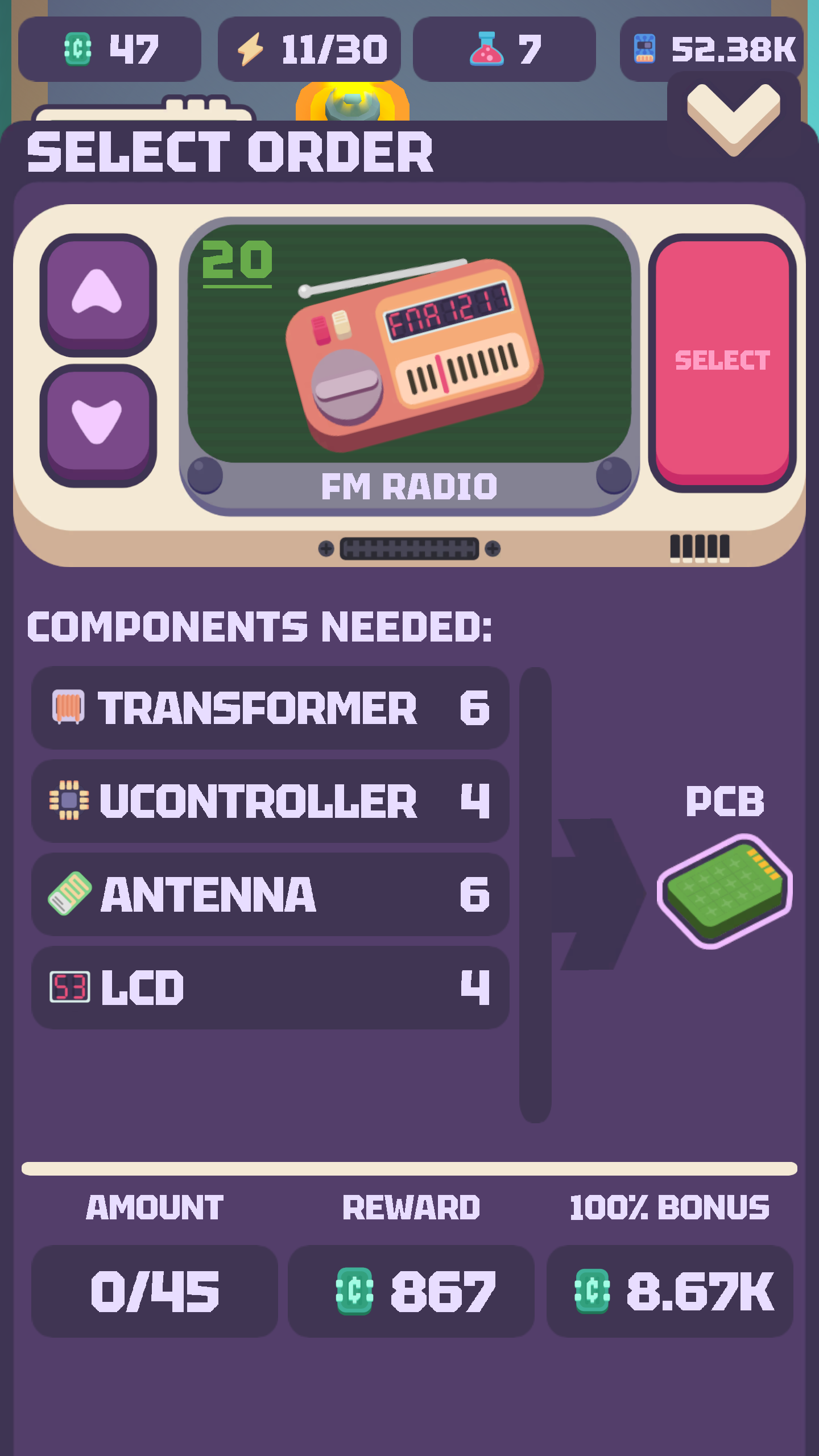 Elektronika Inc. PCB Factory Game Screenshot