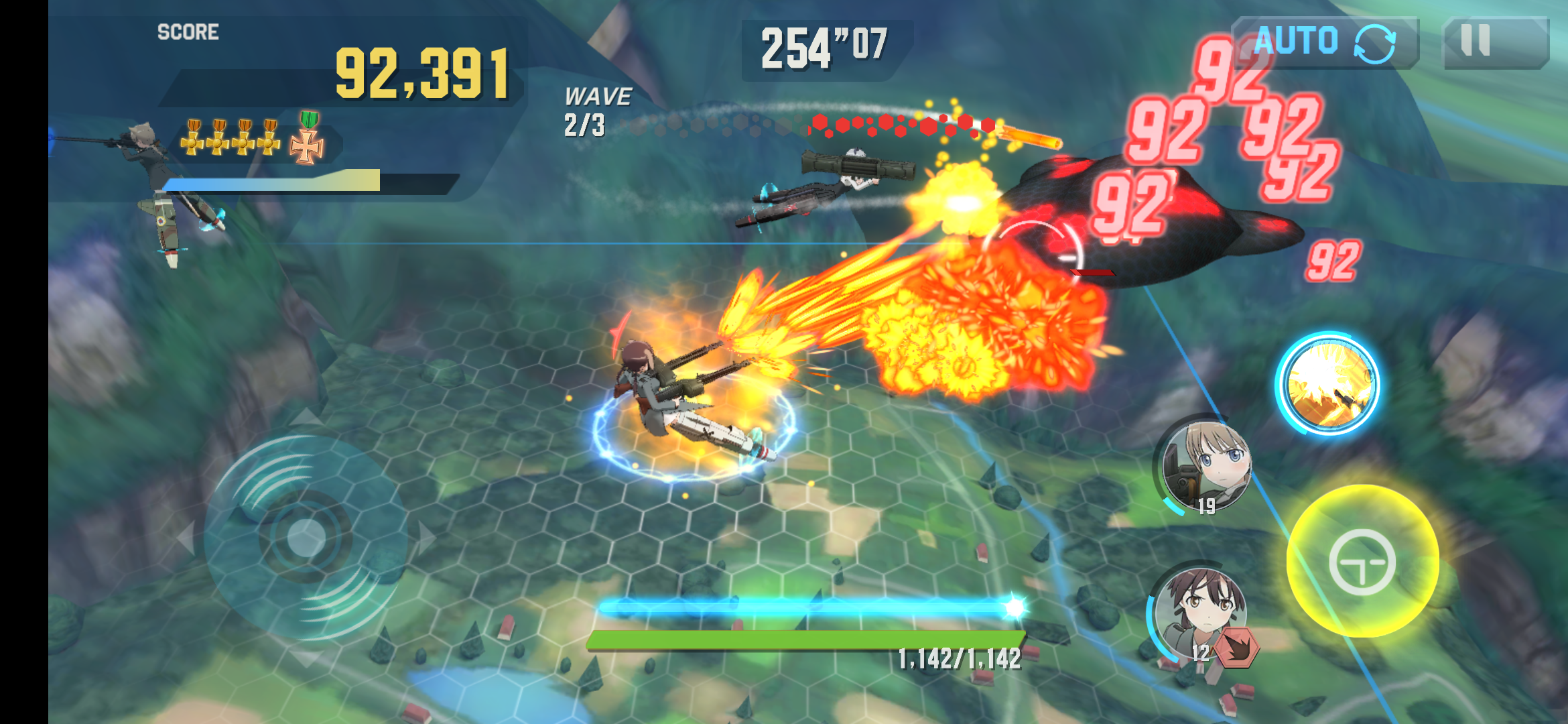 World Witches: United Front Game Screenshot