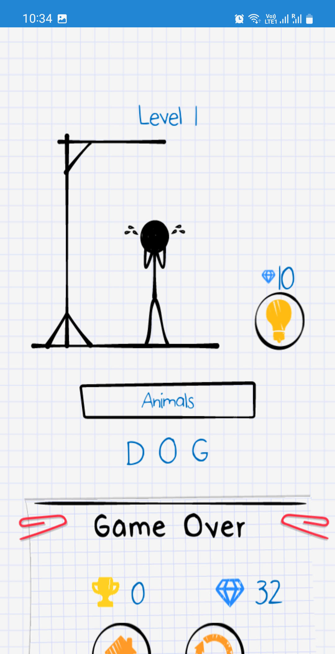 Hangman - words game Game Screenshot