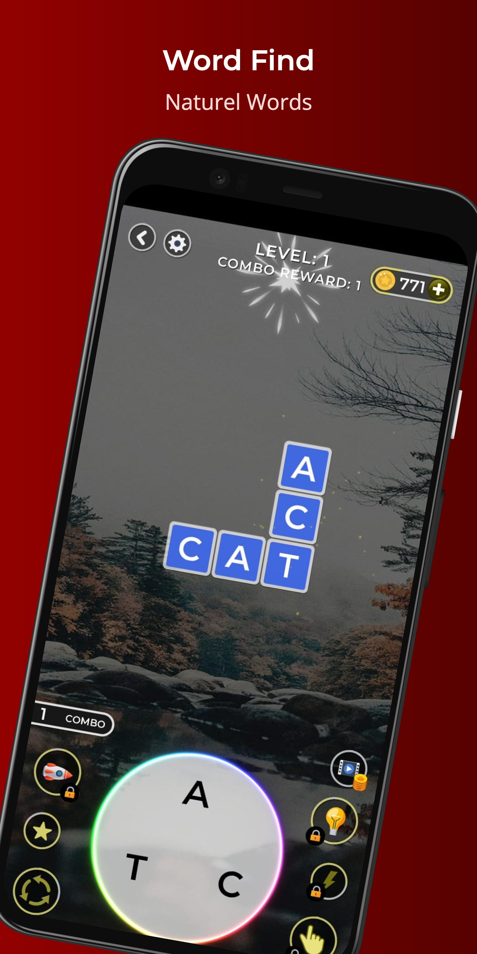 Word Find - Naturel Words Game Game Screenshot