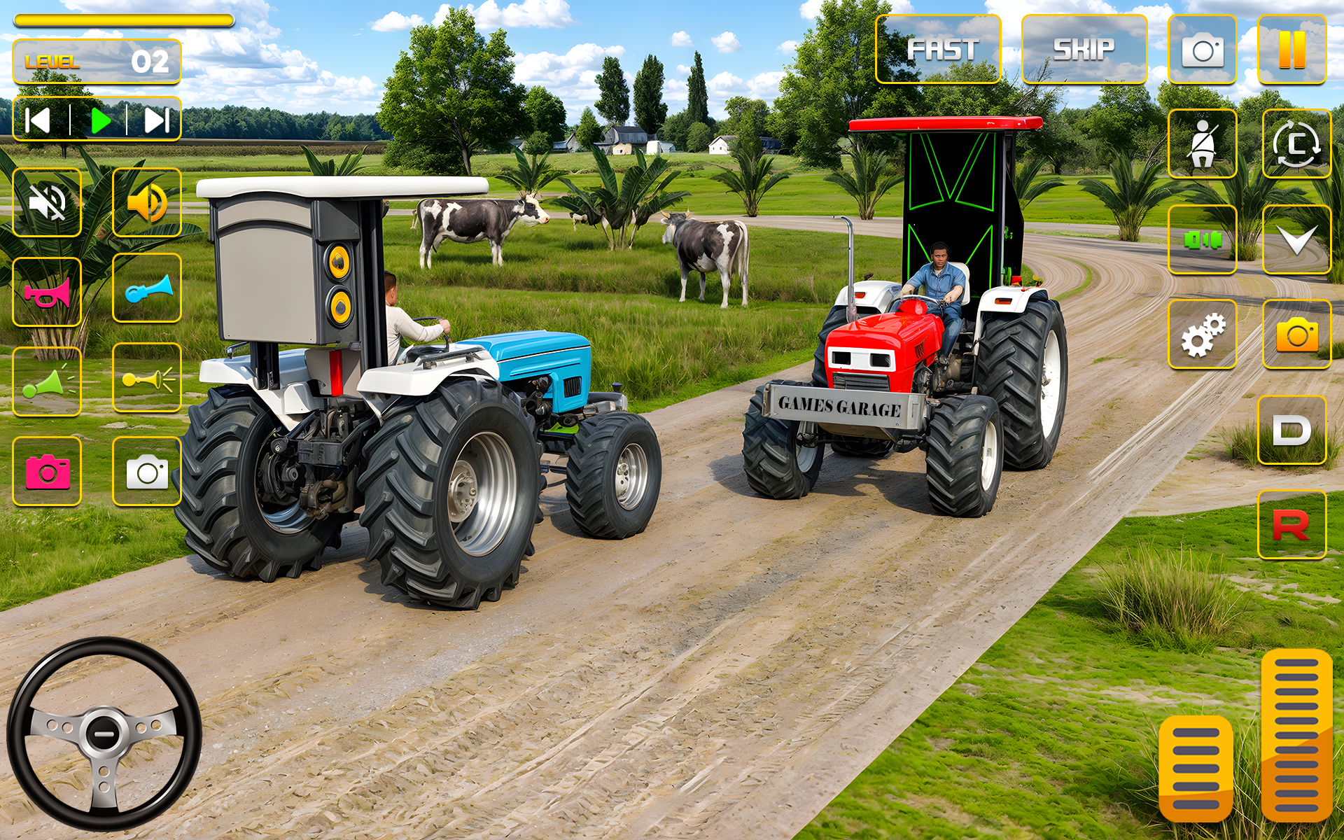 Farming Tractor Game Simulator Game Screenshot