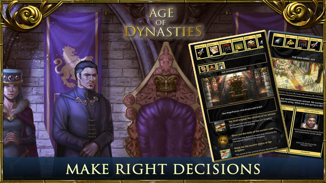 Screenshot of Age of Dynasties: Medieval Sim