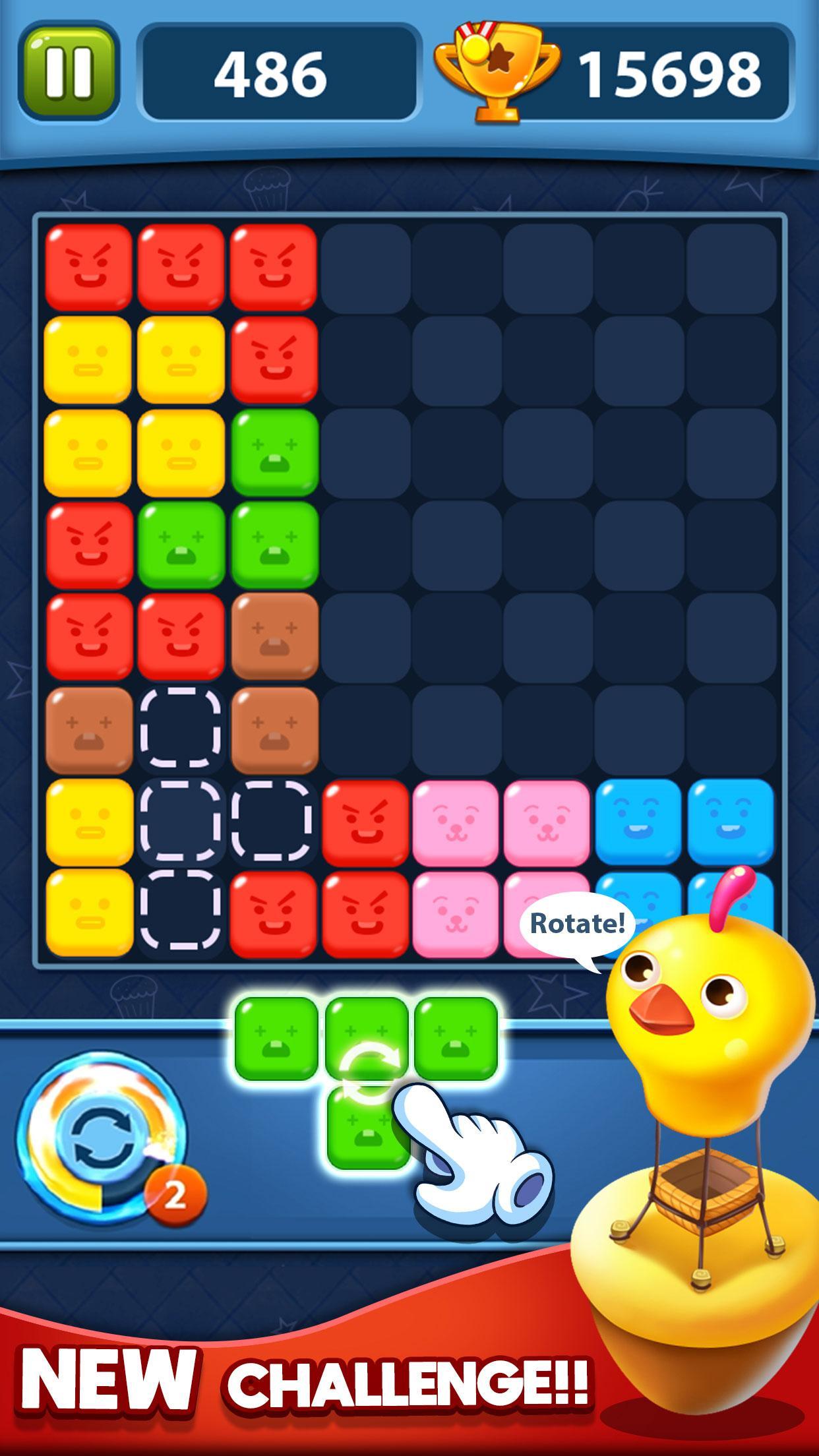 Rotate Block - Tetrix Block Pu Game Screenshot