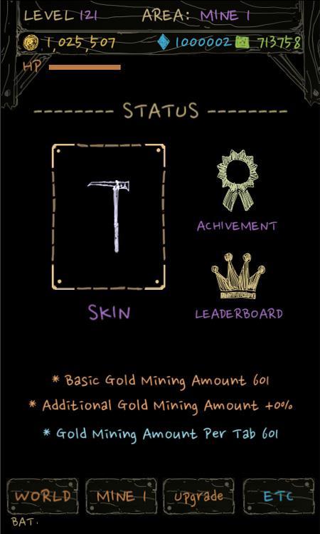 Golden Pickax EX Game Screenshot