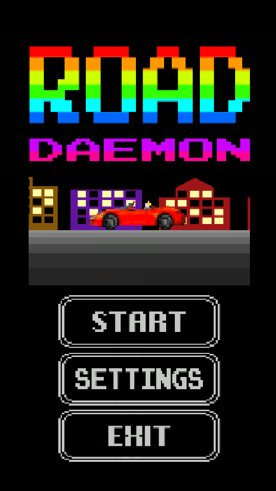 Retro Car Race ゲームのスクリーンショット