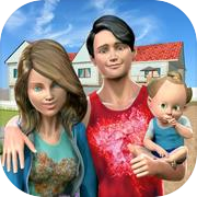 ပျော်ရွှင်ဖွယ် Daddy Simulator Virtual Reality မိသားစုဂိမ်းများ
