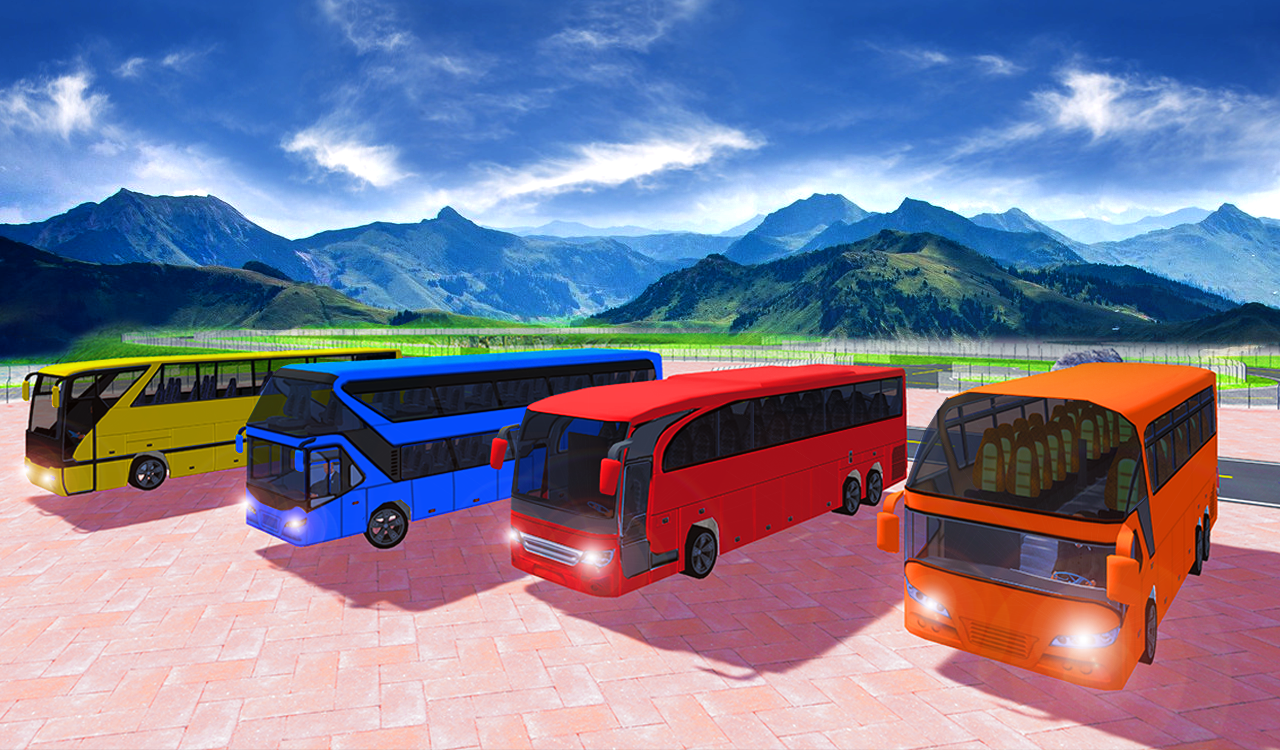 Offroad Coach Bus Driving Simulator 3D ゲームのスクリーンショット