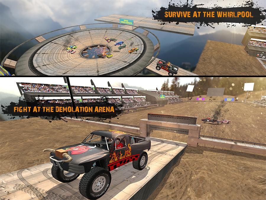 Whirlpool Demolition Derby Car screenshot game