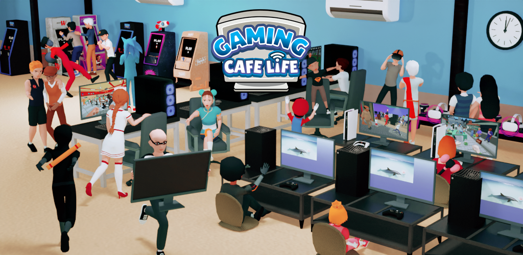 Banner of Gaming Cafe Life 