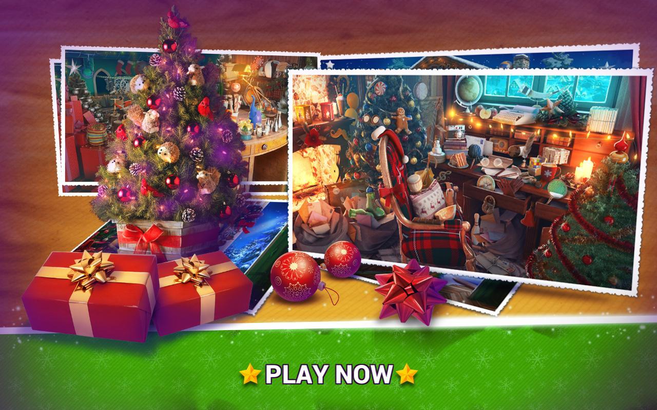 Hidden Objects Christmas Trees Game Screenshot