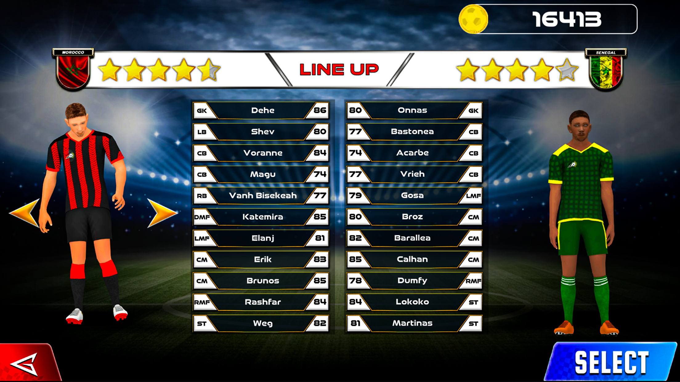 Screenshot 1 of Fußballstar: Fußballspiele 4.0