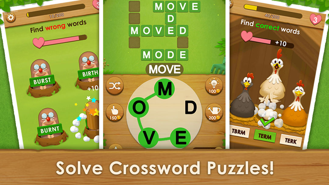 Screenshot of Word Farm Cross
