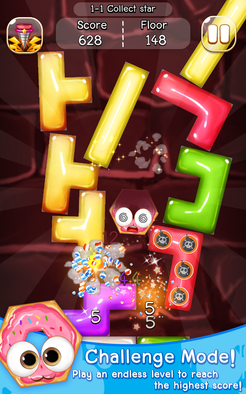 Captura de Tela do Jogo Star Candy - Puzzle Tower