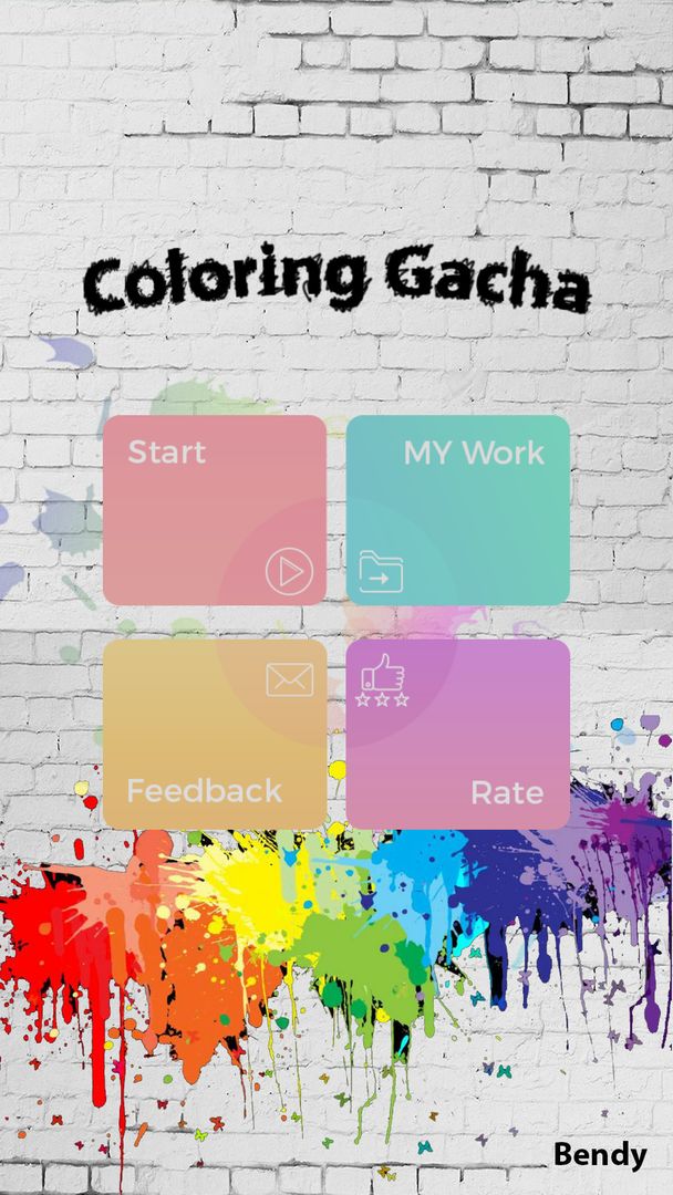 Screenshot of Gacha Coloring Book