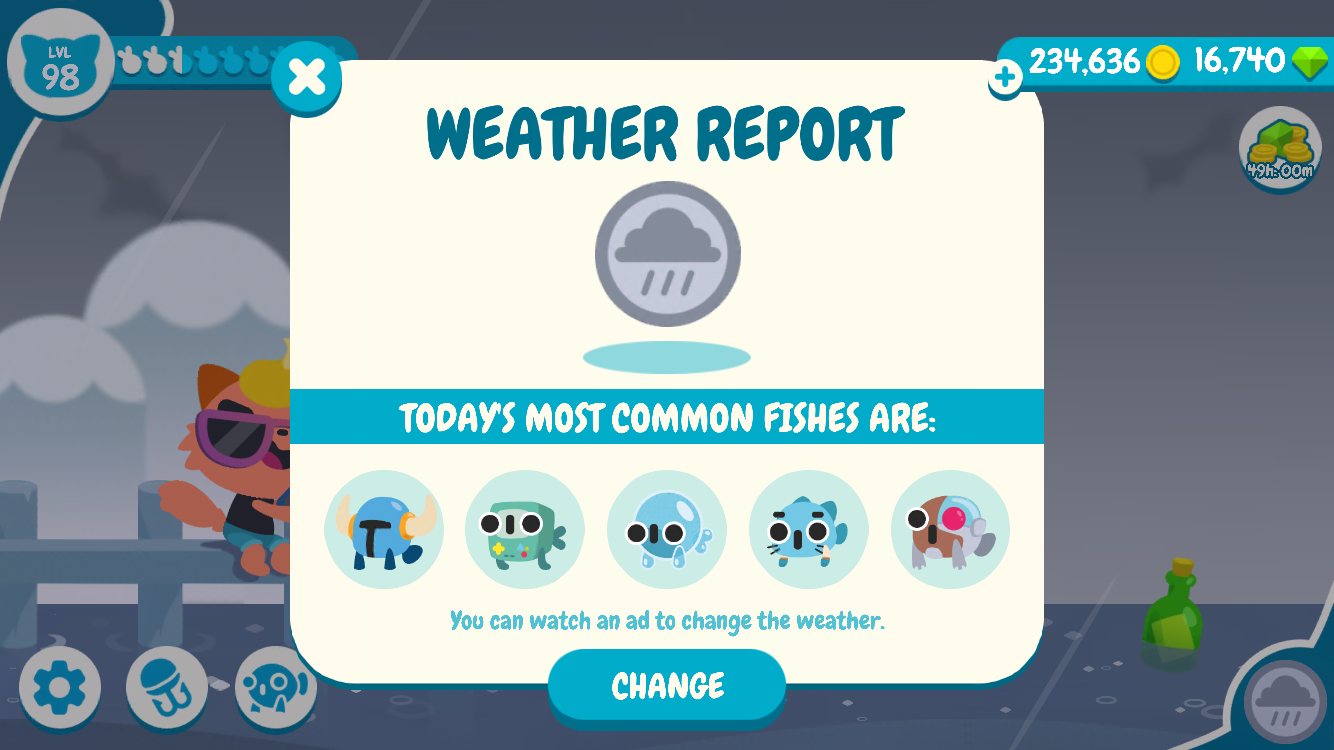 Cuplikan Layar Game CatFish