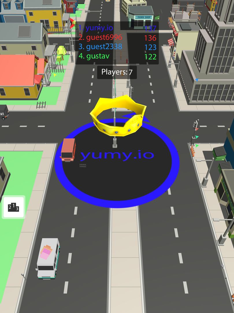 Screenshot of yumy.io - Black Hole Games