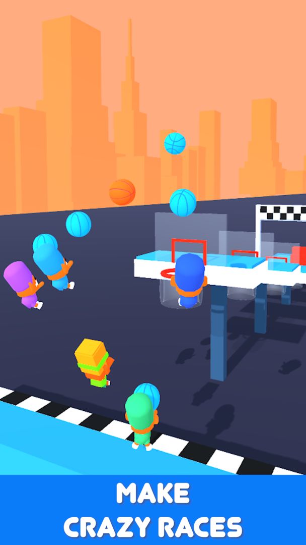 Basket Race 3D 게임 스크린 샷