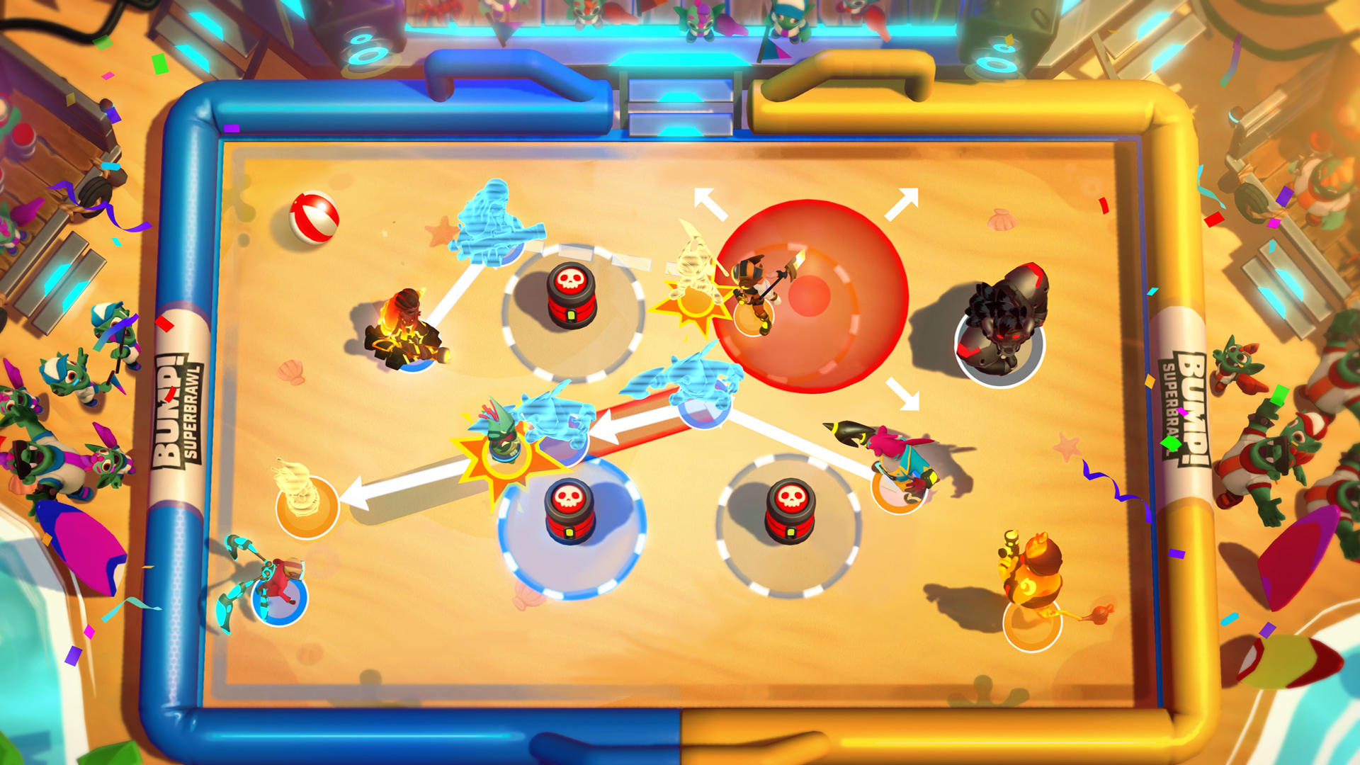 BUMP! Superbrawl ภาพหน้าจอเกม