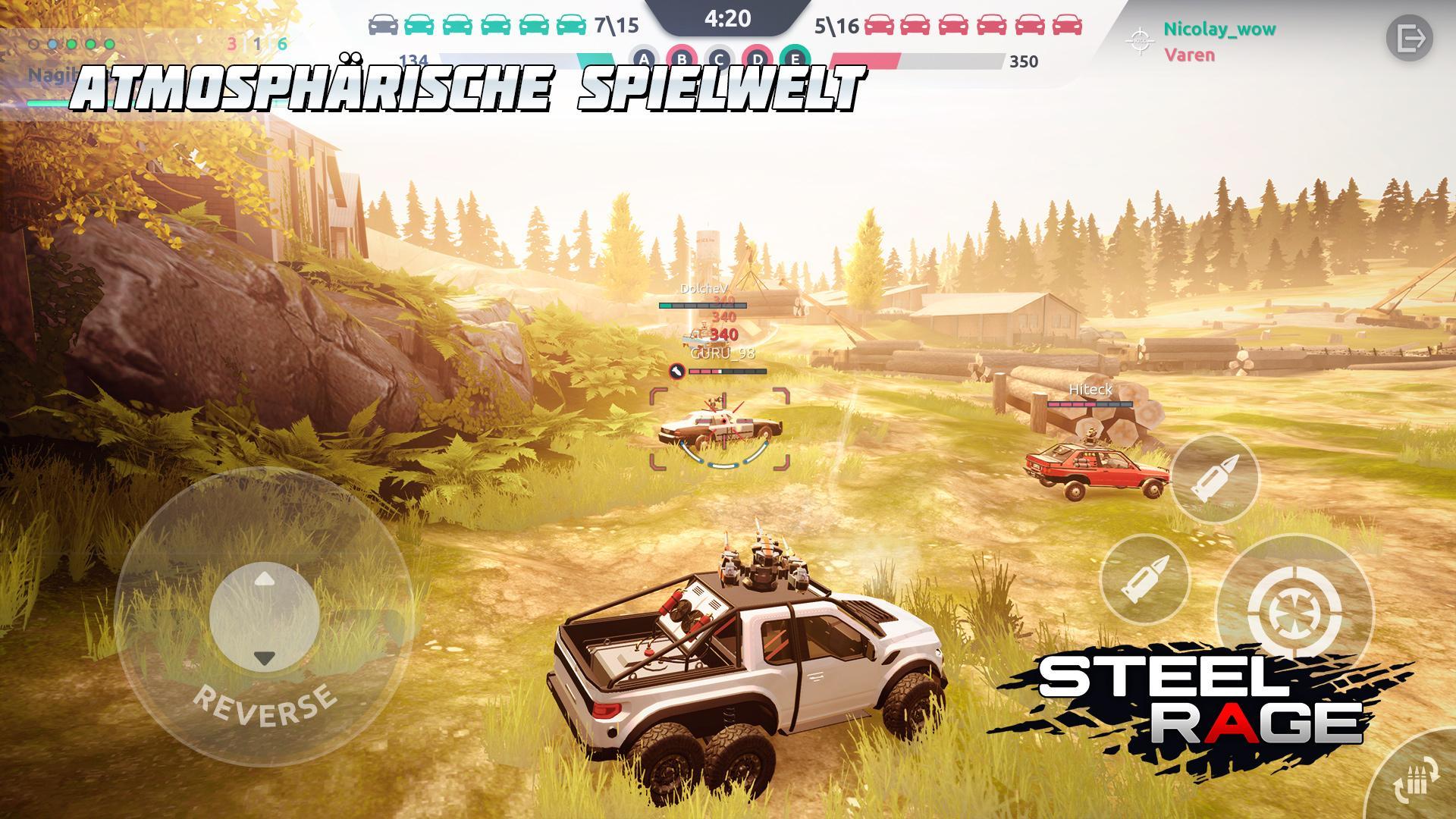 Screenshot 1 of Steel Rage: Mech Cars PvP War 0.182