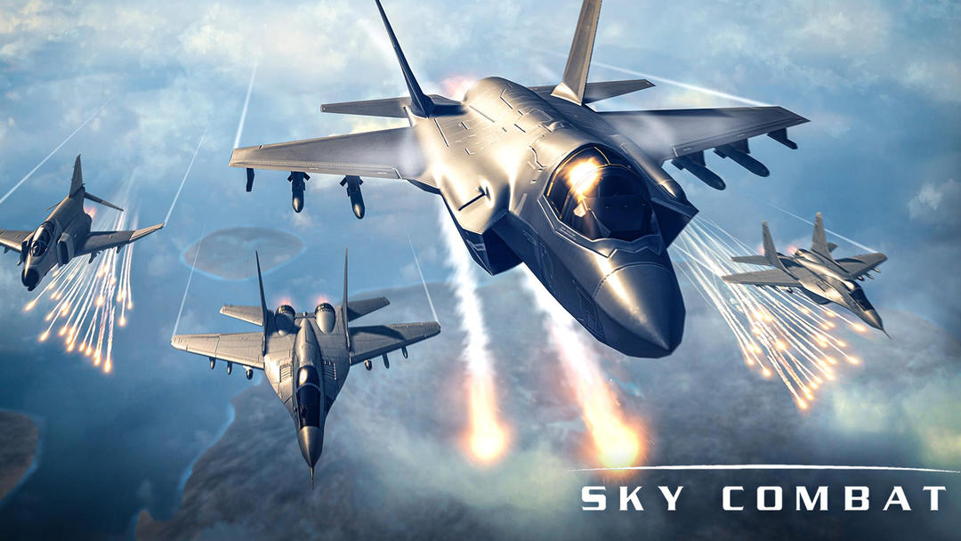 스카이 전투 - 전투기비행기게임