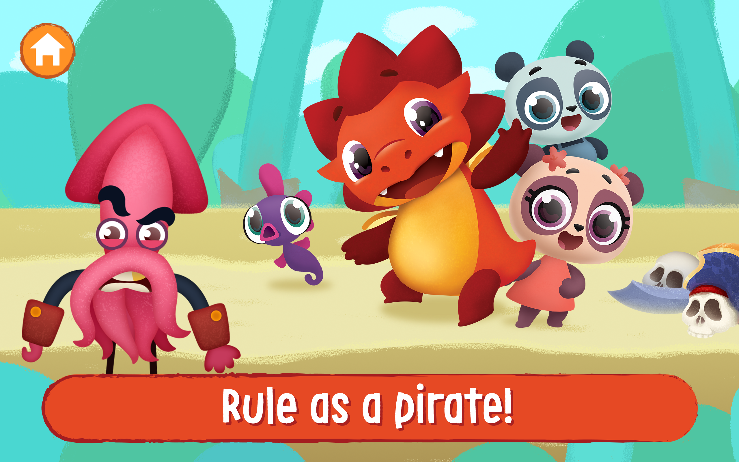 Скриншот игры Tommy The Dragon Magic Worlds: Kids Dinosaur Games