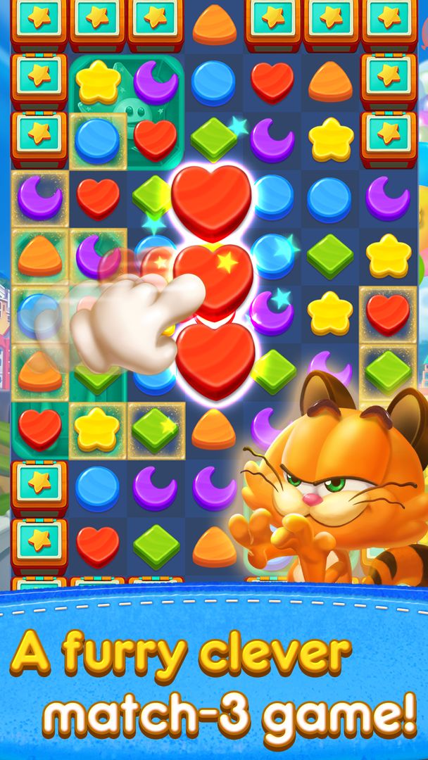 魔法猫消除：可爱猫三消游戏 (Magic Cat Match)遊戲截圖