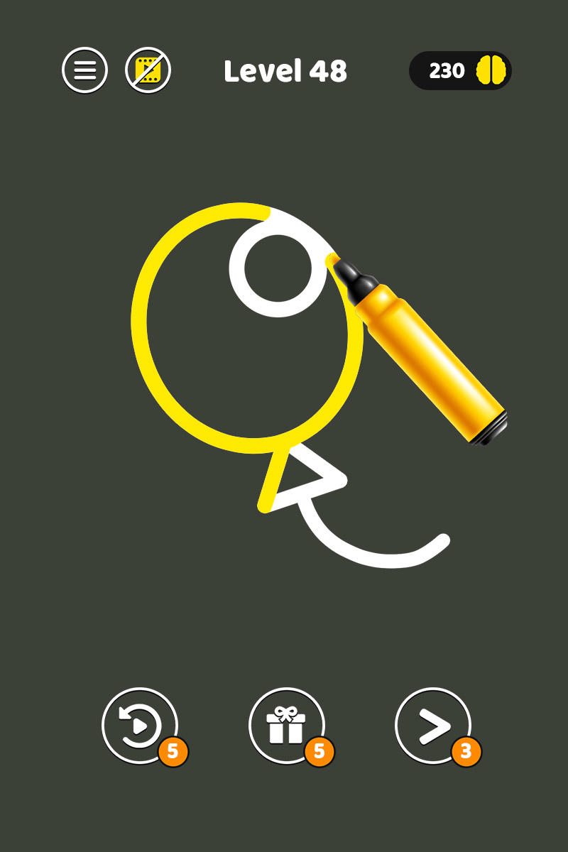 Impossible Draw: 1 Line Puzzle Game Screenshot