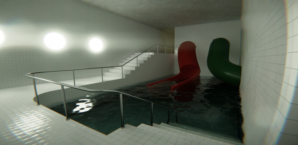 Screenshot of Pools Horror Game : Liminal