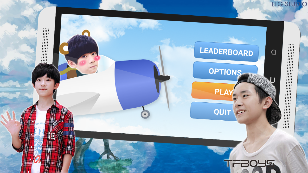 Скриншот игры 🌟 TFBoys Jackson Pilot Game