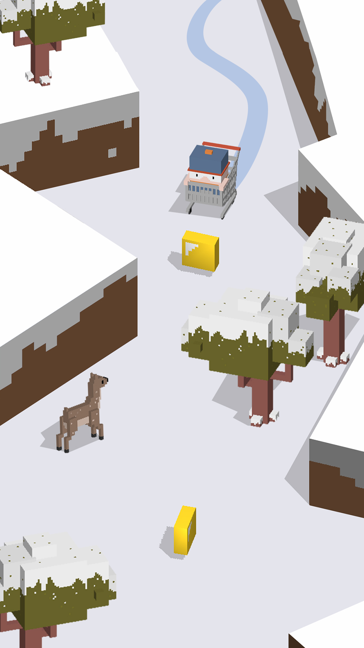 Silly Slide -- Retro 3D Arcade Game Screenshot