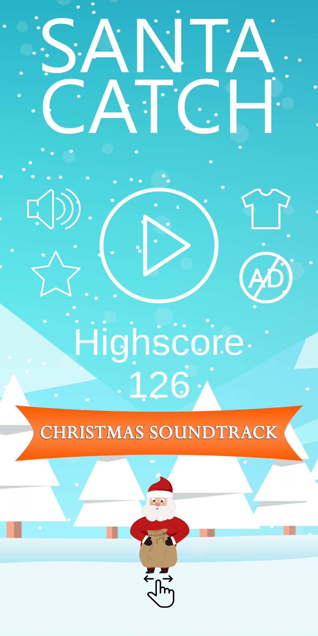 Santa Catch Game Screenshot